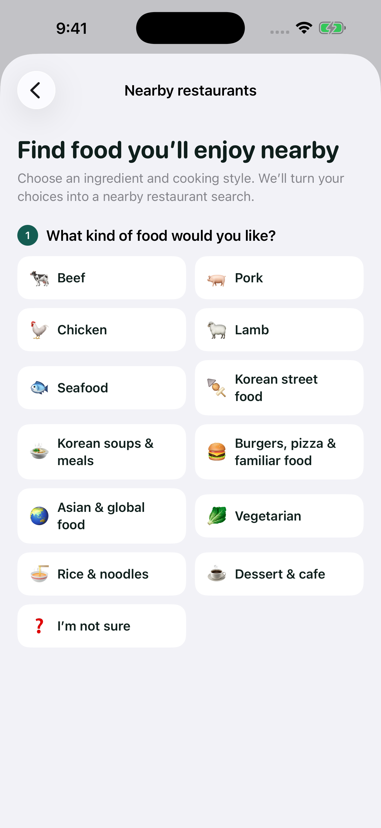 Find food you will actually want to eat.